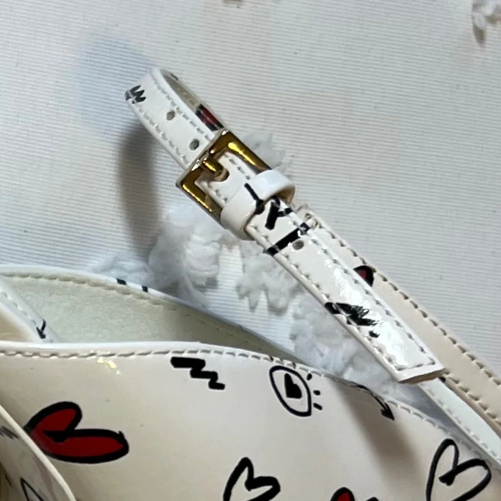 ALDO Brandii Milk Kiss Limited Edition Red Heart Heels SIZE 7.5 - Picture 14 of 15